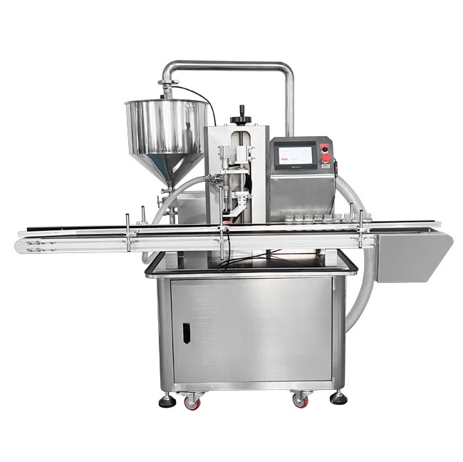 Single-head servo filling production line