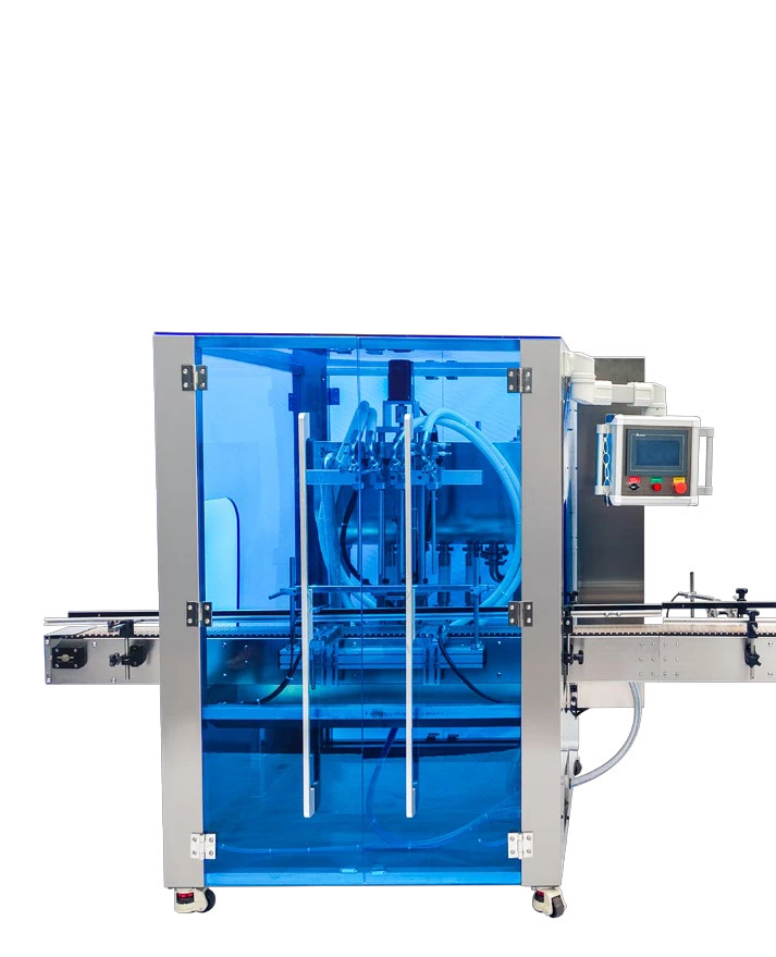 Six-head servo filling production line
