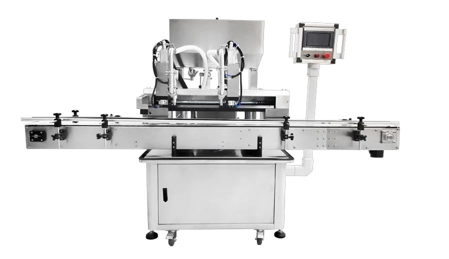 Double-head tracking filling production line