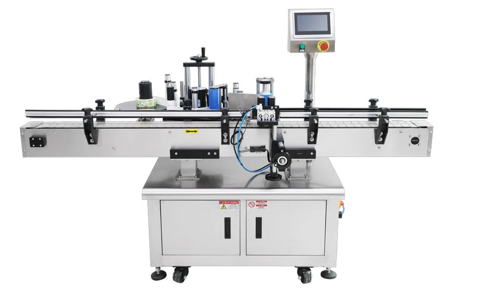 Magnetic-pump filling, capping & labeling line