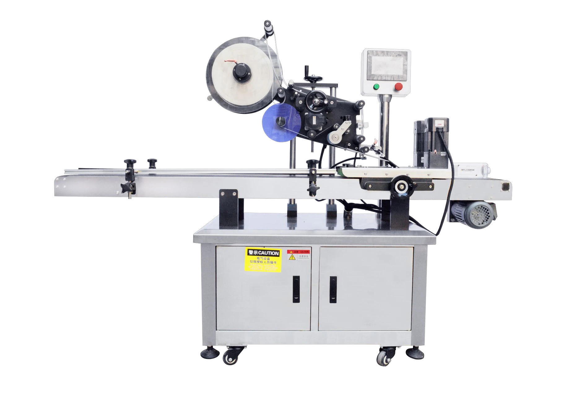 Automatic flat-surface labeler