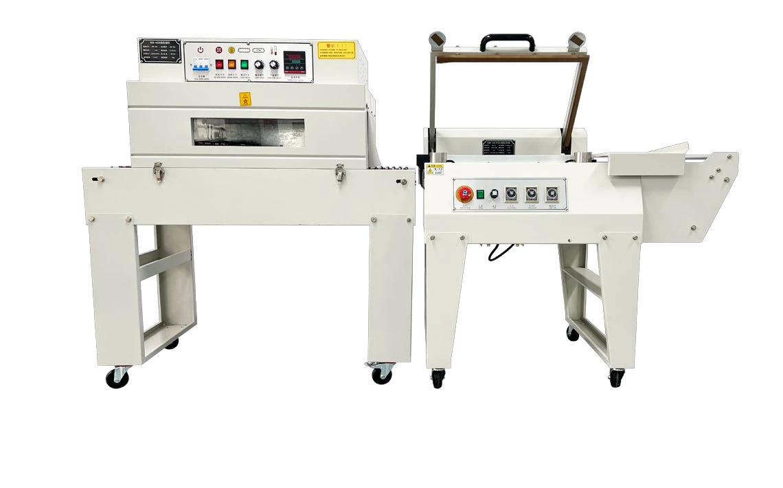 Semi-automatic film sealing & shrink machine