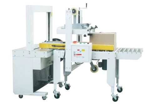 آلة إغلاق صناديق مرتبطة بآلة ربط · SJ-ZY500B / Q200